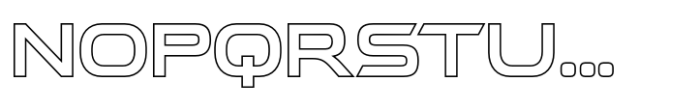 Artos Outline Font UPPERCASE