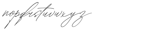 Artsn Script Pro Italic Font LOWERCASE