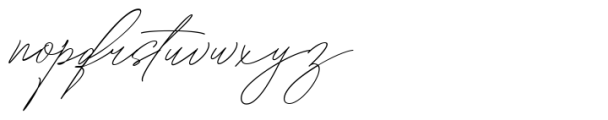 Artsn Script Pro Regular Font LOWERCASE