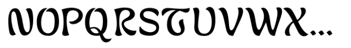 Artura Regular Font UPPERCASE