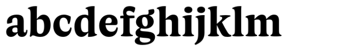 Artusi Bold Font LOWERCASE