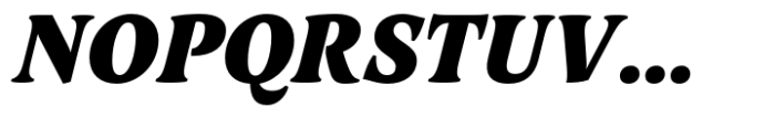 Artusi Extrabold Italic Font UPPERCASE