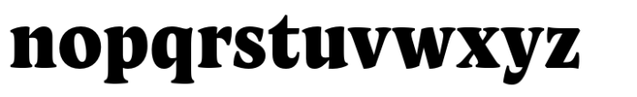 Artusi Extrabold Font LOWERCASE