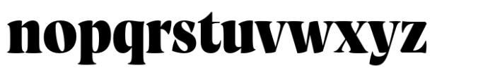 Artusi Grande Extrabold Font LOWERCASE