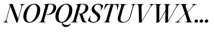 Artusi Grande Italic Font UPPERCASE