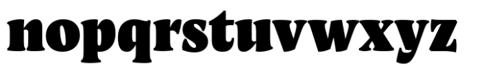 Artusi Heavy Font LOWERCASE