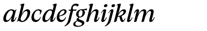 Artusi Italic Font LOWERCASE