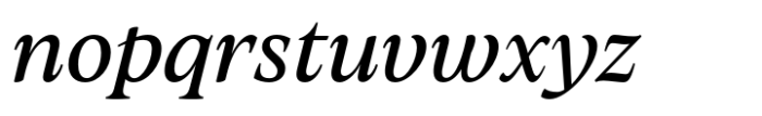 Artusi Italic Font LOWERCASE