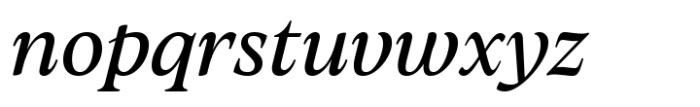 Artusi Variable Italic Font LOWERCASE