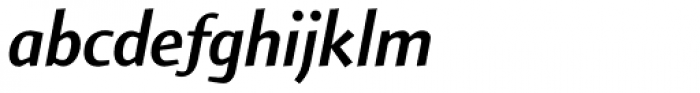Arum Sans Bold Italic Font LOWERCASE