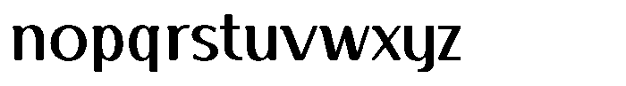 Arumira Extra Bold Font LOWERCASE