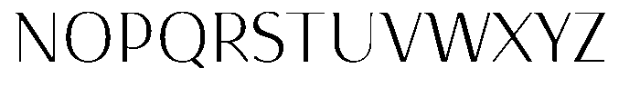 Arumira Extra Light Font UPPERCASE