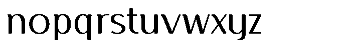Arumira Medium Font LOWERCASE