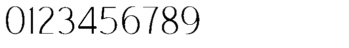 Arumira Thin Font OTHER CHARS