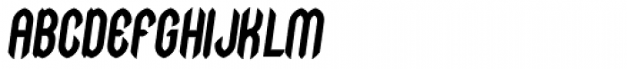 Arundel Sans Oblique Font UPPERCASE