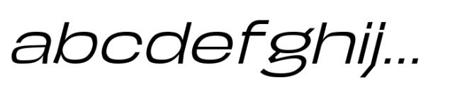 Arupala Grotesk Italic Font LOWERCASE