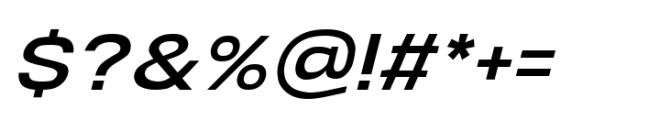 Arupala Grotesk Semi Bold Italic Font OTHER CHARS