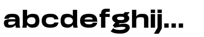 Arupala Grotesk Super Bold Font LOWERCASE