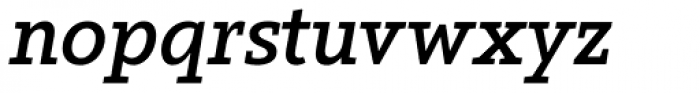 Arventa Slab Pro Bold Italic Font LOWERCASE