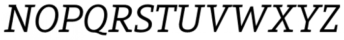 Arventa Slab Pro Italic Font UPPERCASE