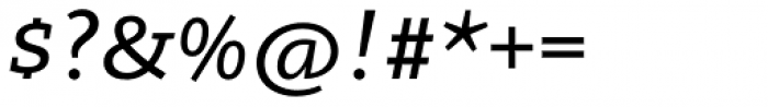 Arventa Slab Pro Medium Italic Font OTHER CHARS