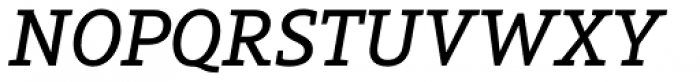 Arventa Slab Pro Medium Italic Font UPPERCASE