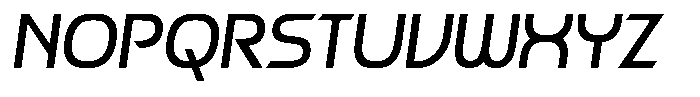 Arveus Font UPPERCASE