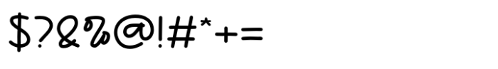 Arvind Note Regular Font OTHER CHARS