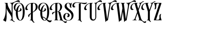 Arvoire Leonard Regular Font UPPERCASE