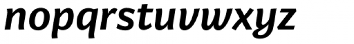 Arzachel Medium Italic Font LOWERCASE
