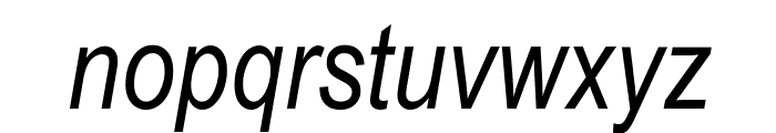 Arial Narrow Italic Font LOWERCASE