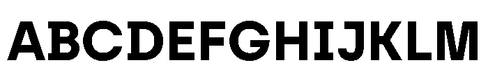 Archia Bold Font UPPERCASE