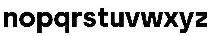 Archia Bold Font LOWERCASE