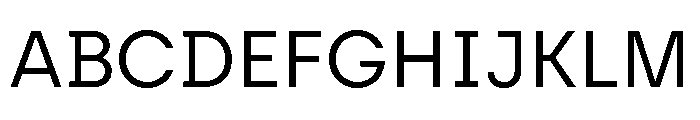 Archia Regular Font UPPERCASE