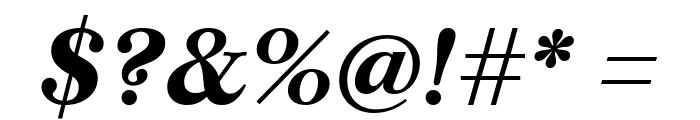 Archive Pro ExtraBold Italic Font OTHER CHARS