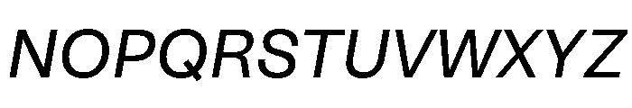 ArchiveGrotesk 400Italic Font UPPERCASE