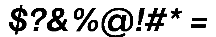 ArchiveGrotesk 600Italic Instance Font OTHER CHARS