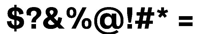 ArchiveGrotesk 700 Instance Font OTHER CHARS