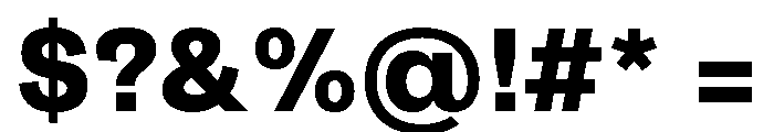 ArchiveGrotesk 800 Font OTHER CHARS