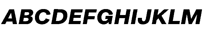 ArchiveGrotesk 800Italic Instance Font UPPERCASE