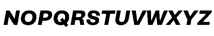 ArchiveGrotesk 800Italic Instance Font UPPERCASE