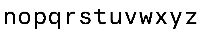 ArchiveGrotesk Mono400 Font LOWERCASE