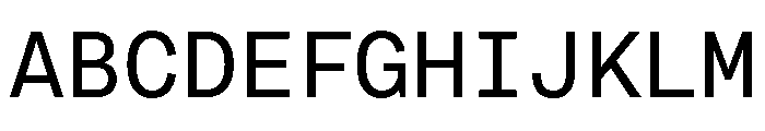 ArchiveGroteskMono 400 Font UPPERCASE