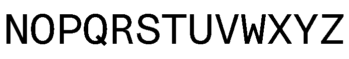 ArchiveGroteskMono 400 Font UPPERCASE