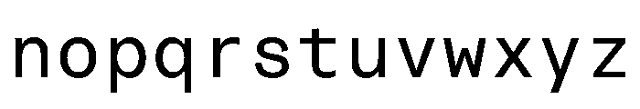 ArchiveGroteskMono 400 Font LOWERCASE