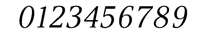 ArgestaDisplay RegularItalic Font OTHER CHARS