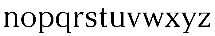 ArgestaDisplay Regular Font LOWERCASE