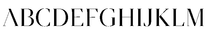 ArgestaHairline Regular Font UPPERCASE