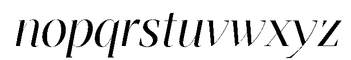 ArgestaHairline RegularItalic Font LOWERCASE