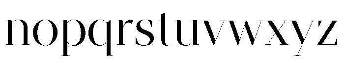 ArgestaHairline Regular Font LOWERCASE